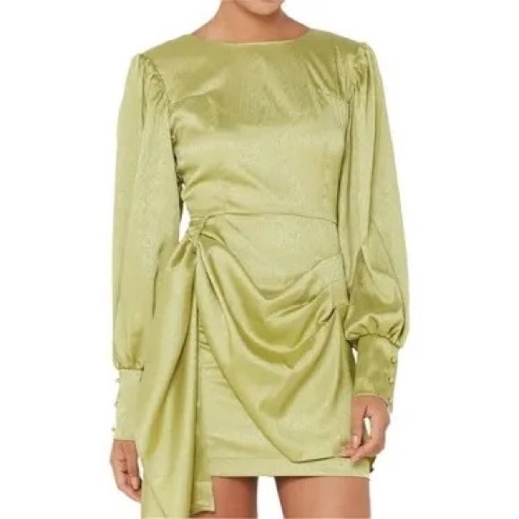 Ghospell Hideaway Satin Mini Dress - Picture 2 of 3